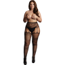 Le Desir Crotchless Cut-Out Panty | Zwart | One Size | Open Kruis