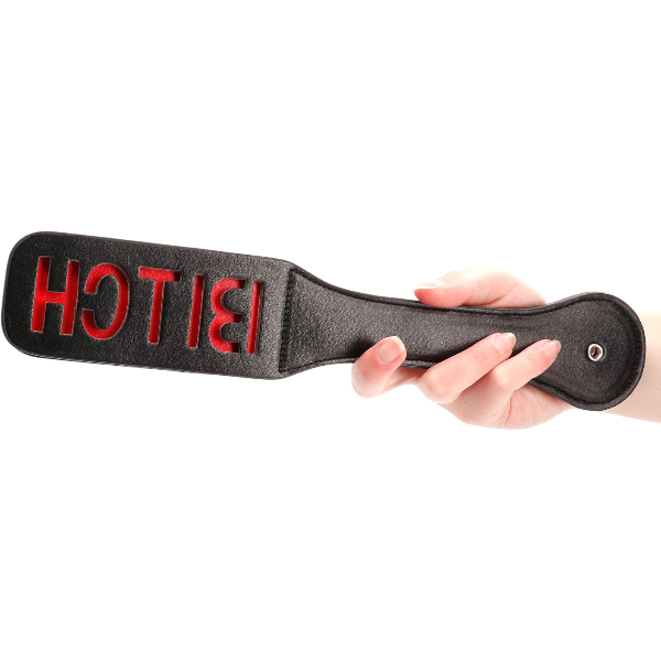 OUCH! Paddle BITCH | Leren Sla-peddel | Bondage BDSM