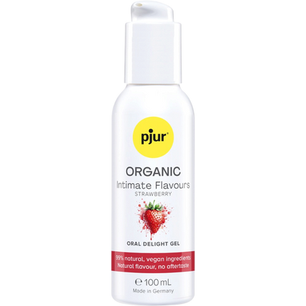 Pjur Organic Intieme Gel | Aardbeiensmaak | 100ml