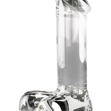 Toy Joy Non Realistsiche Dildo | Met Ballen | Glas