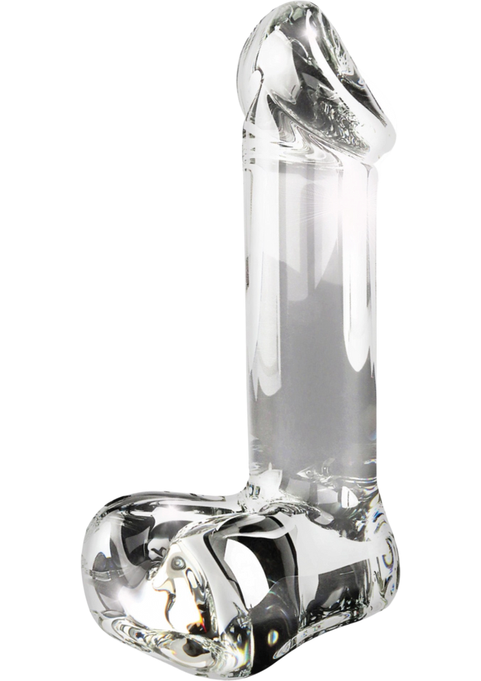 Toy Joy Non Realistsiche Dildo | Met Ballen | Glas