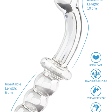 Toy Joy Non realistische Dildo |  G -Spot | Anaal | Glas