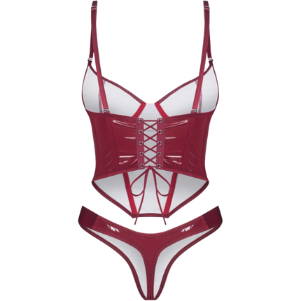 Obsessive Redya Rood Corset | met String | S / M