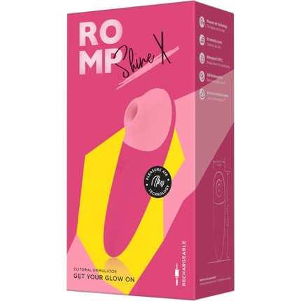 ROMP Shine | Luchtdruk Vibrator | Roze