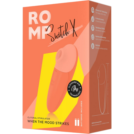 ROMP Switch | Luchtdruk Vibrator | Peach | Batterij