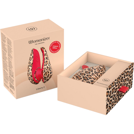 Womanizer Liberty 2 | Luchtdruk Vibrator | Panterprint | Limited Edition