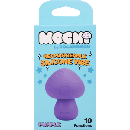 Doc Johnson Mushroom Vibe Oplaadbare Siliconen Vibrator Paars – Mannen