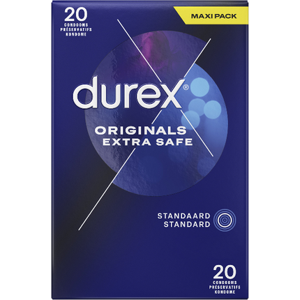 Durex Extra Safe Condooms 20 stuks – Extra Veiligheid Dikker Latex