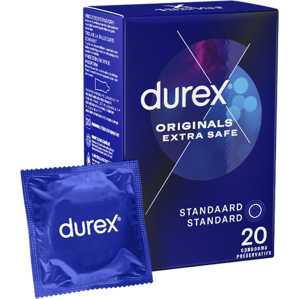 Durex Extra Safe Condooms 20 stuks – Extra Veiligheid Dikker Latex
