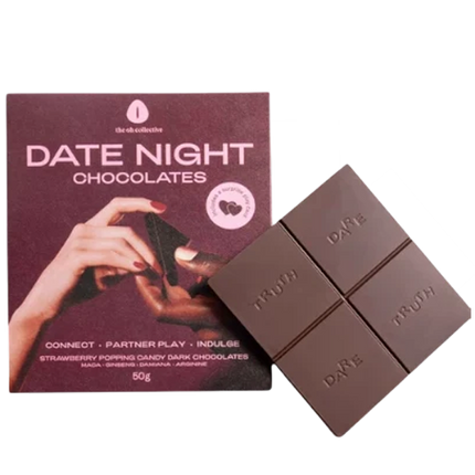 Oh Collective Date Night Chocolates Dark Chocolate Strawberry