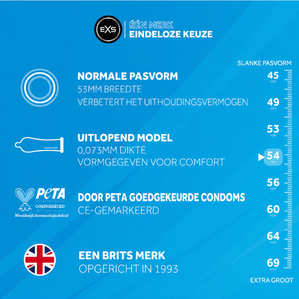 EXS Delay Endurance Condooms – Langer Genieten – 12 stuks