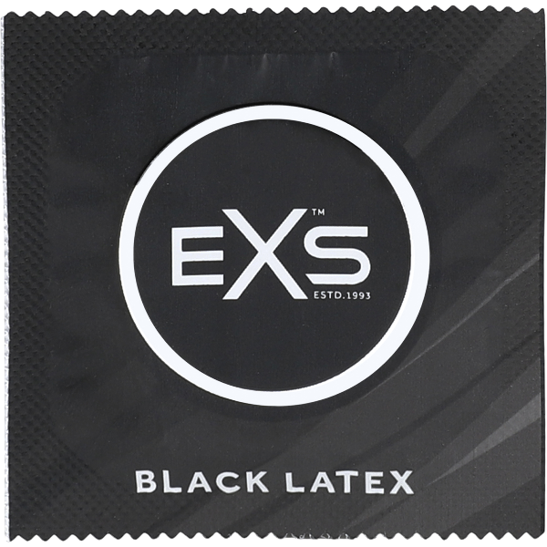 EXS Black Latex Condooms Zwart Latex – 12 stuks