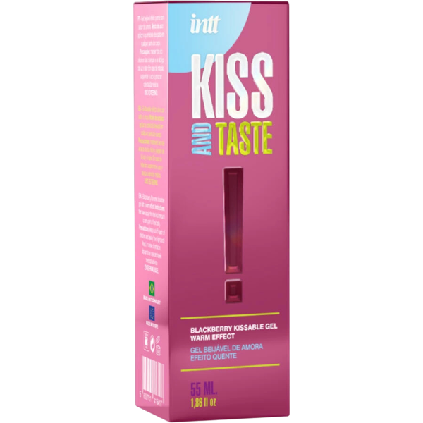 INTT Kissable Gel Warm Effect Bosbes | Opwarmend Oraal Glijmiddel