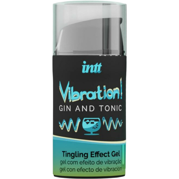 INTT Vibration Gin & Tonic Liquid Vibrator  |  Tintelende Glijmiddel |  Stimulerend Gel