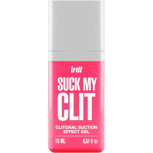 INTT Suck My Clit Aardbei Clitoris Stimulatiegel – Zuiging Vibratie