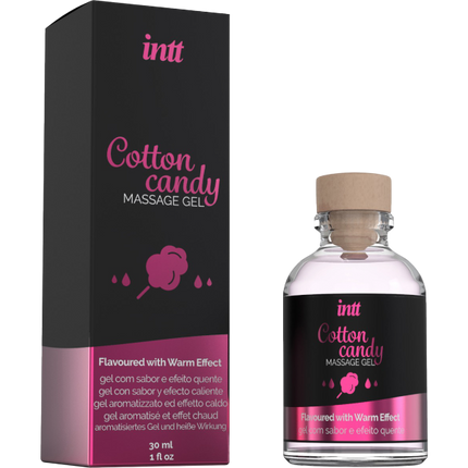 INTT Massage Gel Cotton Candy – kusbaar Opwarmend Massage Gel