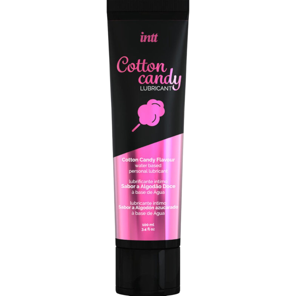INTT Cotton Candy Glijmiddel Waterbasis  | met Suikerspinsmaak | Kusbaar