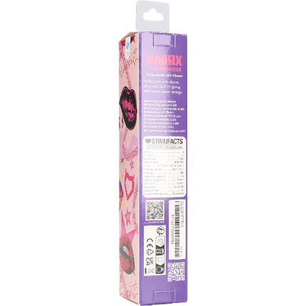 Klassieke vibrator met kleurrijk design