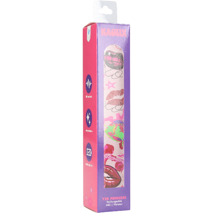 Klassieke vibrator met kleurrijk design