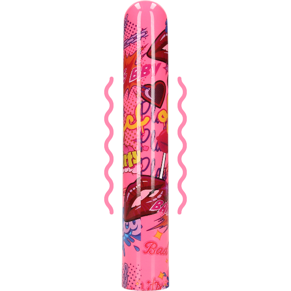 Kaotix Klassieke Vibrator | Comic Design | Roze