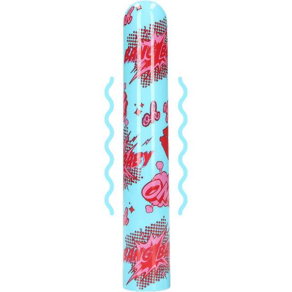 Kaotix Klassieke Vibrator | Comic Design | Blauw
