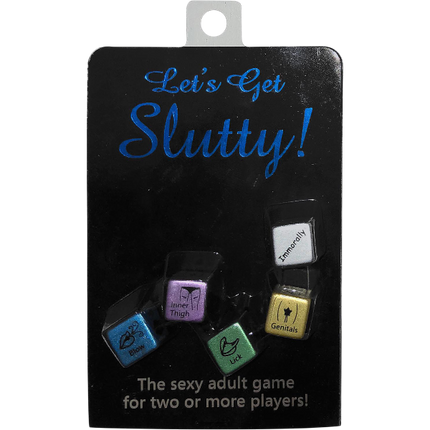 Kheper Games Let's Get Slutty! Metallic Voorspeldobbelsteen Set – Erotisch