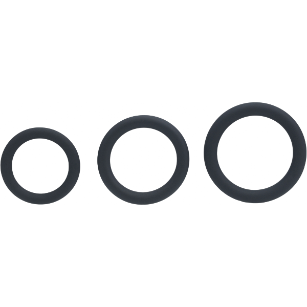 Levelz Classic Silicone Cockring | Set XS/S/M | Set van 3