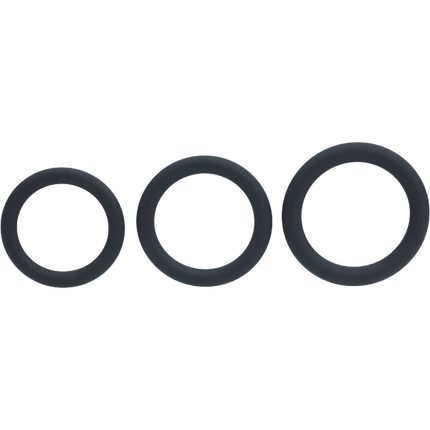 Levelz Classic Silicone Cockring Set L/XL/XXL Set of 3 – Klassieke Set