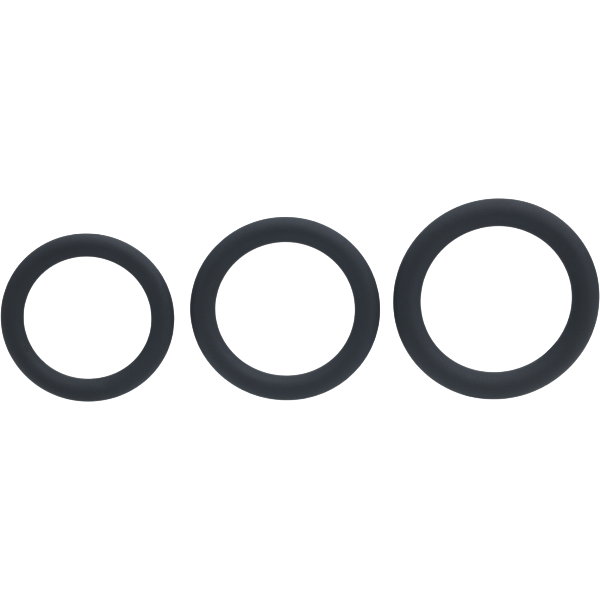 Levelz Classic Silicone Cockring | Set L/XL/XXL | Set  van 3