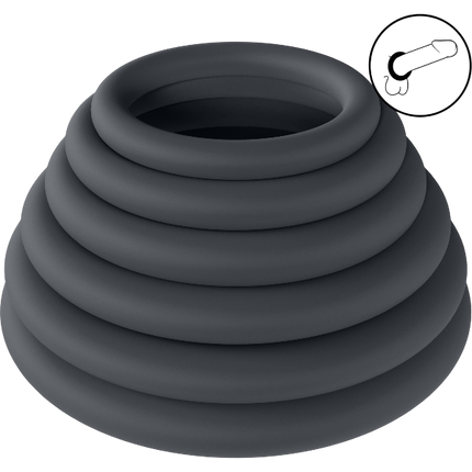 Levelz Silicone Cockring Set of 6 – Penisring Siliconen
