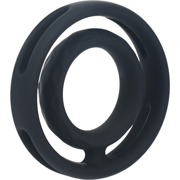 Levelz Classic Grooved Silicone Cock and Ball Ring – Geribbeld