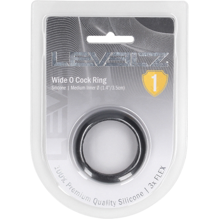 Levelz Wide O Silicone Cockring 35mm – Brede Penisring
