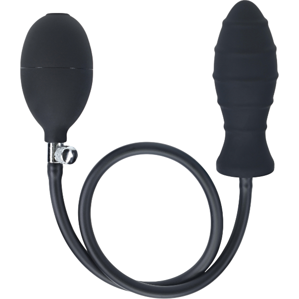 Levelz Opblaasbare Anale Plug Geribbeld – Instelbare Anale Plug