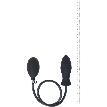 Levelz Opblaasbare Anale Plug Geribbeld – Instelbare Anale Plug