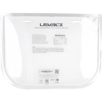 Levelz Opblaasbare Anale Plug Geribbeld – Instelbare Anale Plug