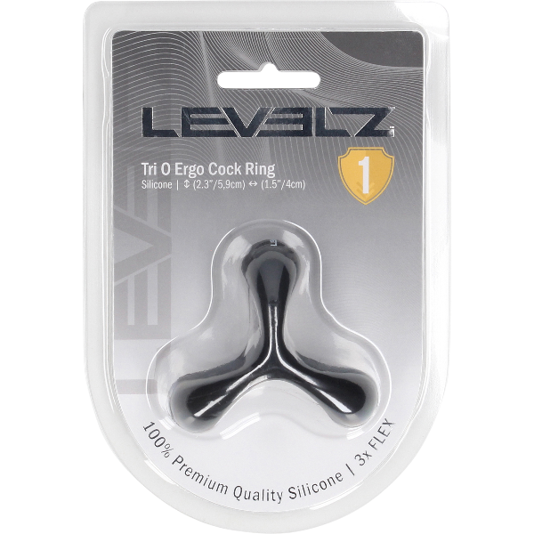 Levelz Tri O Silicone Cockring – Drie-Ring Systeem