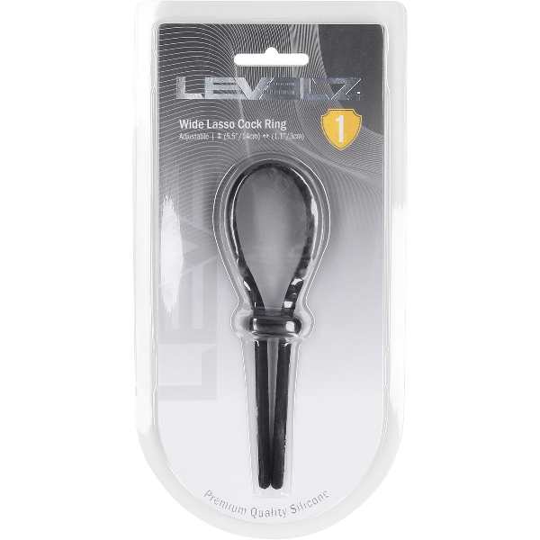 Levelz Wide Adjustable Silicone Lasso Cockring 5mm