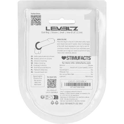 Levelz Liquid Silicone Cockring – Ultra Flexibele Penisring