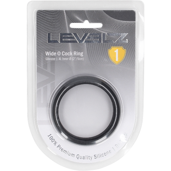 Levelz Wide O Silicone Cockring 50mm – Brede Penisring
