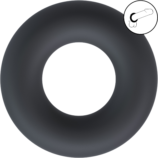 Levelz Liquid Silicone Cockring – Ultra Flexibele Penisring Zwart