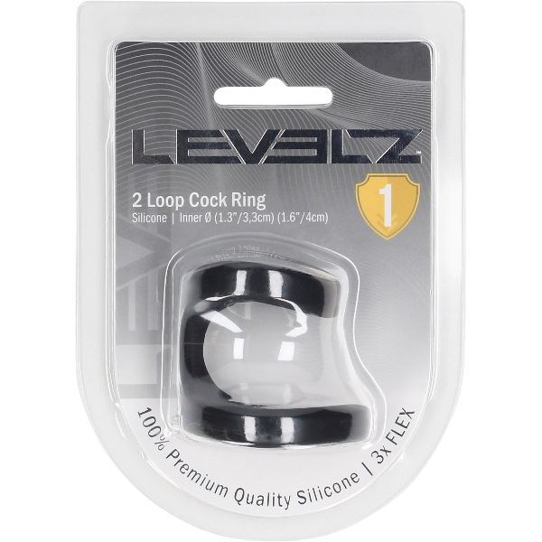 Levelz 2 Loop Silicone Cockring – Multi-Loop Penisring