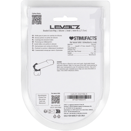 Levelz Beaded Silicone Cockring 30mm – Gekraalde Penisring