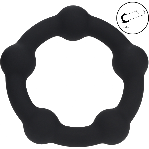 Levelz Beaded Silicone Cockring 30mm – Gekraalde Penisring