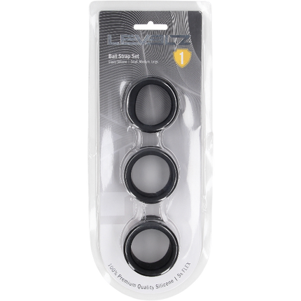 Levelz Liquid Silicone Ball Strap Set S/M/L – Ballenriem Set 3 maten