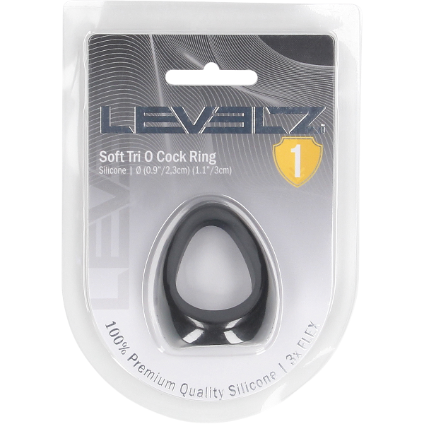 Levelz Soft Tri O Silicone Cockring – Drie-Ring Systeem