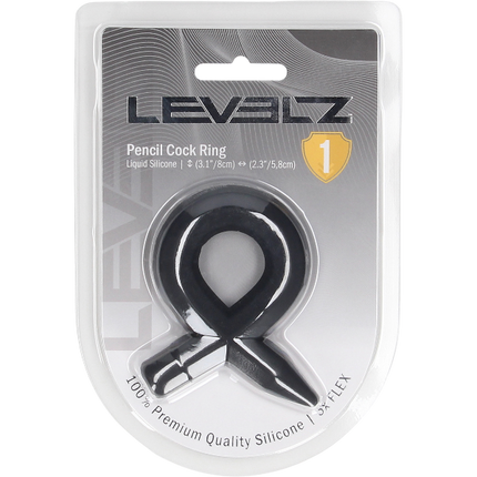 Levelz Pencil Liquid Silicone Cockring – Smal Profiel Penisring