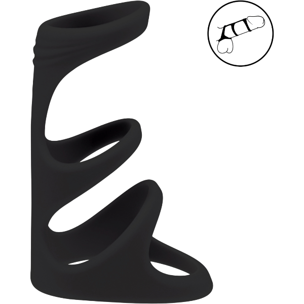 Levelz 3 Loop Silicone Cockring | Multi-Loop Penisring