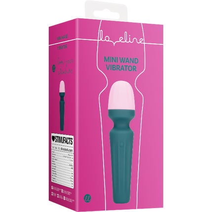 Loveline Mini Wand Vibrator – Krachtige Compacte Wandvibrator blauw