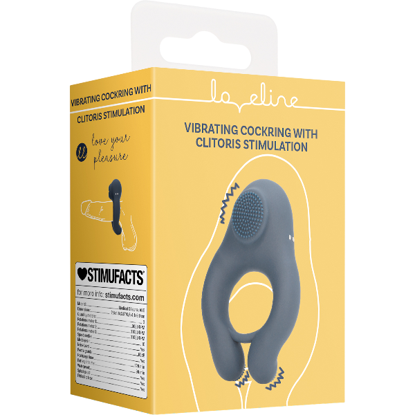 Loveline Vibrerende Cockring met Clitoris Stimulatie – Koppel