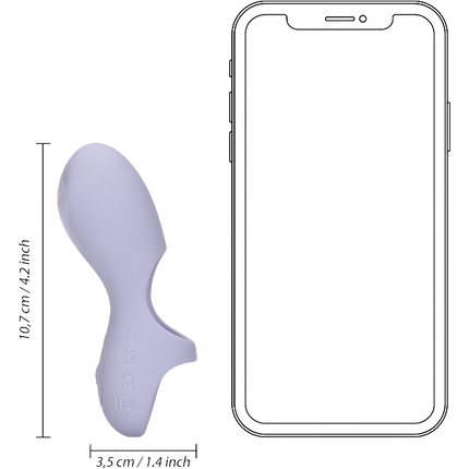 Loveline Vinger Vibrator Siliconen – Draagbaar Clitoris Stimulator